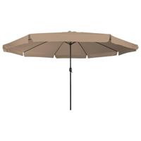 Tuinparasol Taupe en Zwart 395 x 395 x 245 cm - thumbnail