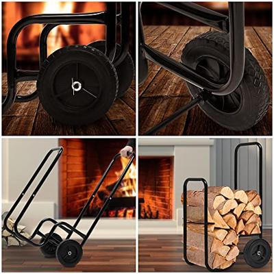 Houtwagen, houttrolley, houtkar Houtwagen, houttrolley, houtkar