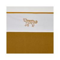 Meyco baby wieglaken Cheetah animal 75x100 cm honey gold - thumbnail