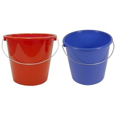 Huishoudemmer 5 ltr rood groen of blauw