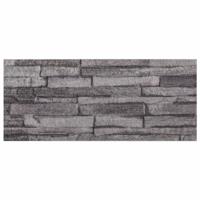 Wandpanelen 14 st 3D 100x25 cm EPS antracietkleurig - thumbnail