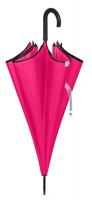 Perletti golfparaplu 65 cm polyester/aluminium roze - thumbnail