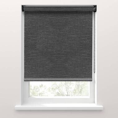 Fenstr rolgordijn Lucca lichtdoorlatend - zwart (15044)