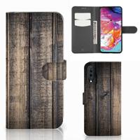 Samsung Galaxy A70 | Book Style Case | Steigerhout - thumbnail