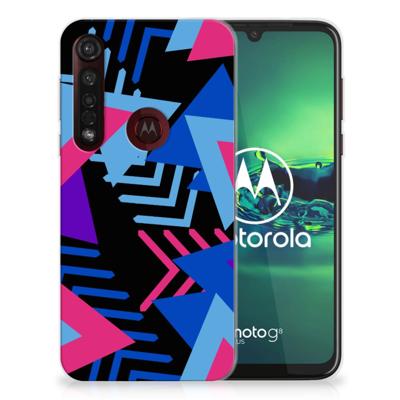 Motorola Moto G8 Plus TPU Hoesje Funky Triangle Motorola Moto G8 Plus TPU Hoesje Funky Triangle