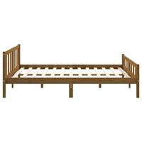 Bedframe massief hout honingbruin 150x200 cm - thumbnail