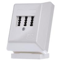 Rutenbeck TAE 2x6/6NFF Ap rw Stekkerdoos Opbouw (op muur) 2 poorten Wit Rutenbeck TAE 2x6/6NFF Ap rw Stekkerdoos Opbouw (op muur) 2 poorten Wit