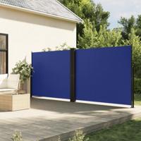 VidaXL Windscherm uittrekbaar 160x1200 cm zwart - thumbnail