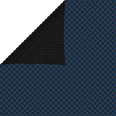 Zwembadfolie solar drijvend 260x160 cm PE zwart en blauw