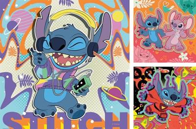 Ravensburger puzzel Disney Stitch - 3 x 49 stukjes - thumbnail