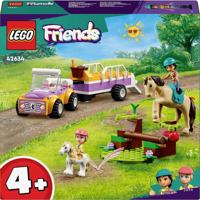 LEGO friends 42634 paard en pony aanhangwagen - thumbnail