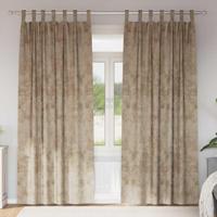 VidaXL Velvet gordijnen 2 pcs champagne 225 x 140 cm fluweel - thumbnail