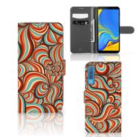 Samsung Galaxy A7 (2018) Hoesje Retro - thumbnail