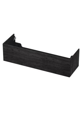 INK - Onderkast 1 Lade Push 2 Open Bestaande Uit - 1400x450x376 Mm - Houtskool Eiken