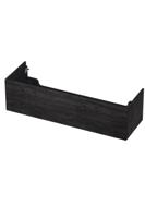 INK - Onderkast 1 Lade Push 2 Open Bestaande Uit - 1400x450x376 Mm - Houtskool Eiken - thumbnail