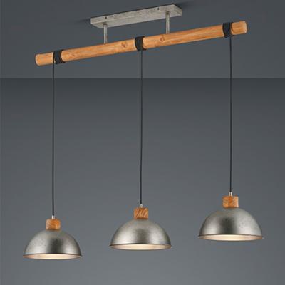 Trio Landelijke eetkamerlampDelhi - 303400367