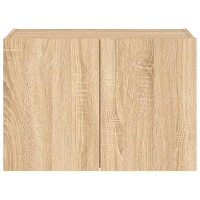 Tv-wandmeubel met LED-verlichting 60x35x41 cm sonoma eikenkleur Tv-wandmeubel met LED-verlichting 60x35x41 cm sonoma eikenkleur