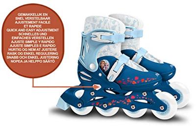 THE QUEEN OF SNOW II Verstelbare inline skates - maat 30-33 THE QUEEN OF SNOW II Verstelbare inline skates - maat 30-33