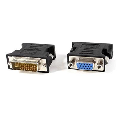 Lanberg AD-0012-BK tussenstuk voor kabels DVI-I VGA (D-Sub) Zwart