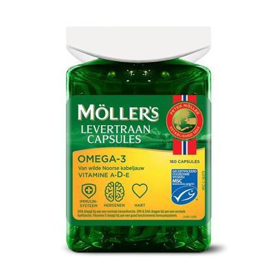 Mollers Omega-3 levertraancapsules 160 Capsules