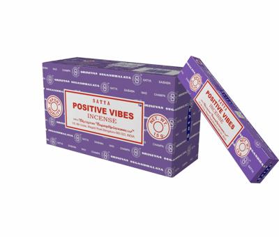 Satya Positive Vibes Wierook 15 Grams Doos 12 Pakjes Satya Positive Vibes Wierook 15 Grams Doos 12 Pakjes