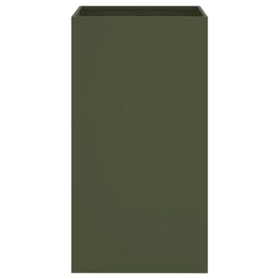 Plantenbak 42x38x75 cm koudgewalst staal olijfgroen Plantenbak 42x38x75 cm koudgewalst staal olijfgroen
