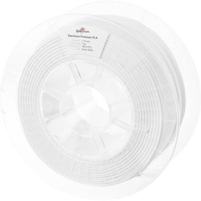 Spectrum Filaments 80042 PLA Premium Filament PLA kunststof 1.75 mm 1000 g Arctic White, Wit 1 stuk(s)