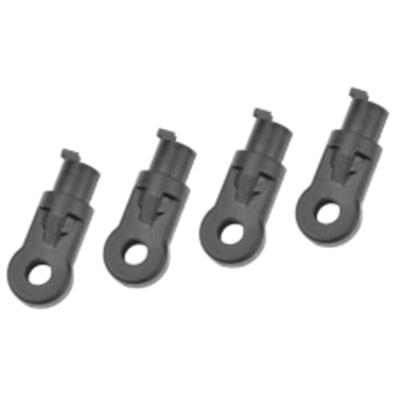 Team Corally - HD Shock End - Long - Composite - 4 pcs