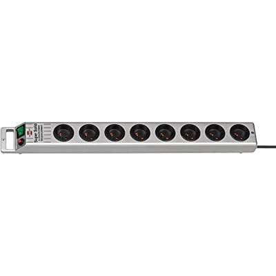 Brennenstuhl Super-Solid Line stekkerdoos | 8-voudig | Zilver | 2,5m H05VV-F 3G1,5 | FR - 1153344118 Brennenstuhl Super-Solid Line stekkerdoos | 8-voudig | Zilver | 2,5m H05VV-F 3G1,5 | FR - 1153344118