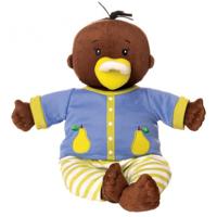 Manhattan Toy knuffel Baby Stella junior 38 cm pluche bruin - thumbnail