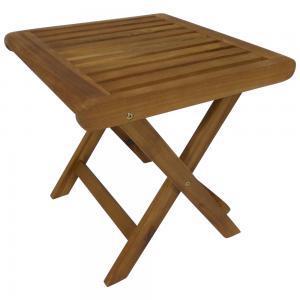 Houten bijzettafel inklapbaar 45 x 45 cm Houten bijzettafel inklapbaar 45 x 45 cm