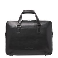 Castelijn & Beerens Gaucho Ted Laptop Bag 15.6''-Black - thumbnail