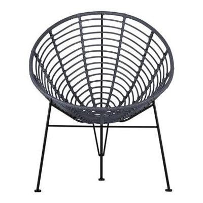 WOOOD Loungestoel 'Jane' kleur Inkt (Donkerblauw)