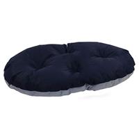 Rosewood hondenkussen tough & mucky ovaal grijs / navy - thumbnail