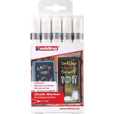 Edding 4095 Krijtmarker Wit, Wit, Wit, Wit, Wit 2 mm, 3 mm Edding 4095 Krijtmarker Wit, Wit, Wit, Wit, Wit 2 mm, 3 mm