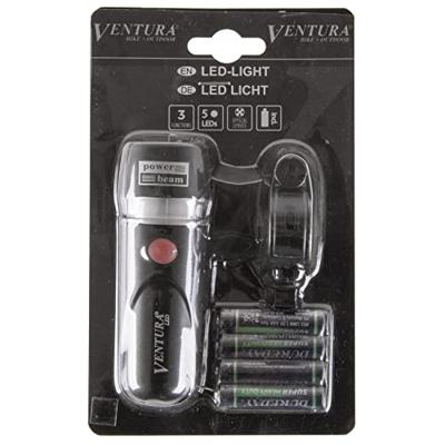Koplamp Ventura 5-Led Zwart