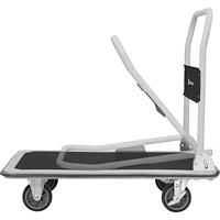 TOOLCRAFT Handwagen Inklapbaar, Afleider Staal, PP, Thermoplastisch polyurethaan Laadvermogen (max.): 150 kg - thumbnail