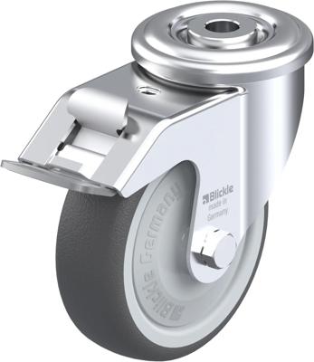 Blickle LER-PATH 100KF-FI Zwenkwiel met rem Wieldiameter: 100 mm Draagvermogen (max.): 150 kg 1 stuk(s) Blickle LER-PATH 100KF-FI Zwenkwiel met rem Wieldiameter: 100 mm Draagvermogen (max.): 150 kg 1 stuk(s)