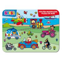 Studio 100 Bumba houten inlegpuzzel - voertuigen - thumbnail