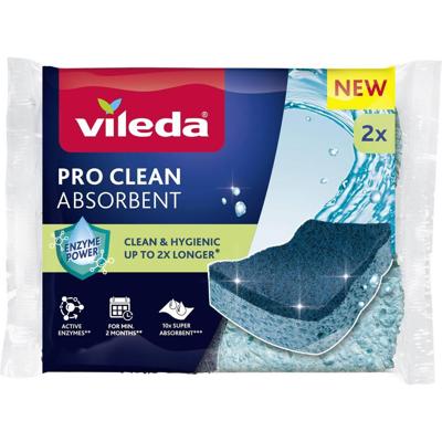 PRO CLEAN viscose potreiniger 2 stuks Vileda PRO CLEAN Viskose Topfreiniger 2er 179253 PRO CLEAN viscose potreiniger 2 stuks Vileda PRO CLEAN Viskose Topfreiniger 2er 179253