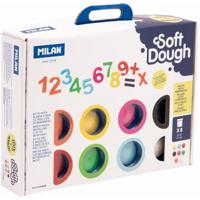 Modelleerklei Milan Soft Dough Lots of Numvers Multicolour - thumbnail
