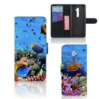 OPPO Reno2 Telefoonhoesje met Pasjes Vissen - thumbnail