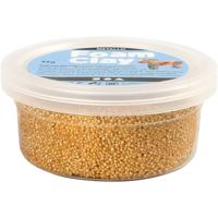 Foam Clay - metallic zilver, 35gr. - thumbnail