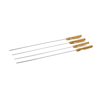 4 Spiesjes houten handvat FSC Barbecook - Barbecook