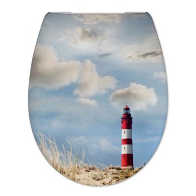 Toiletzitting Cedo Leuchtturm Softclose Veelkleurig