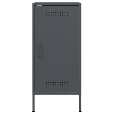 Dressoir 36x39x79 cm staal antracietkleurig