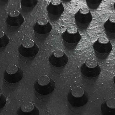 Afvoerblad Zwart 0,5 x 10 m HDPE