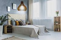 Eglo HanglampTindori 50cm lichtbruin hout - 96214 - thumbnail