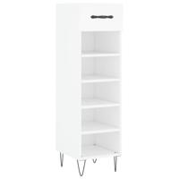 VidaXL Schoenenkast 30x35x105 cm bewerkt hout wit - thumbnail