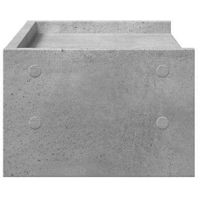 VidaXL Monitorstandaard 42x24x16 cm bewerkt hout betongrijs VidaXL Monitorstandaard 42x24x16 cm bewerkt hout betongrijs